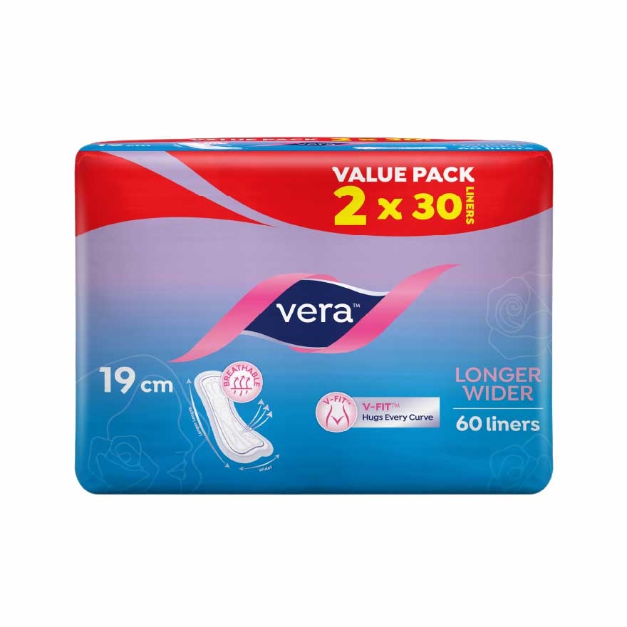 Longer Wider Slim Panty Liner 2x30s image