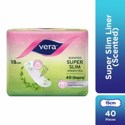 VERA Green Tea Super Slim Panty Liner 40s image