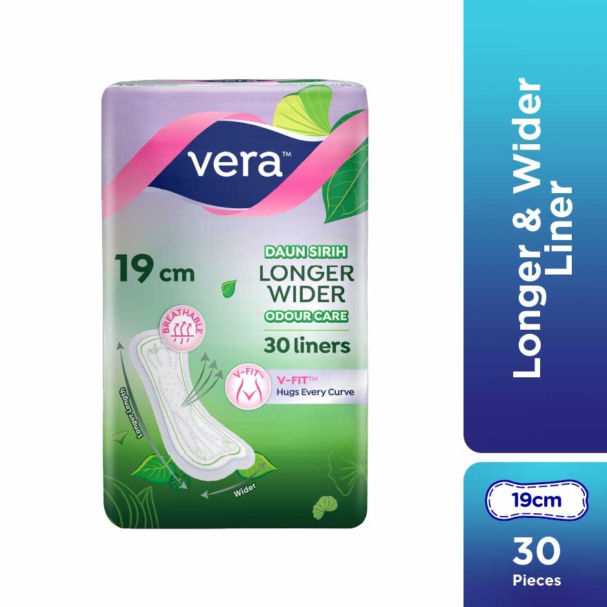 Daun Sirih Longer Wider Slim Panty Liner 30s image