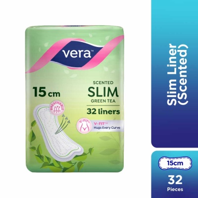 VERA Green Tea Slim Panty Liner 32s image