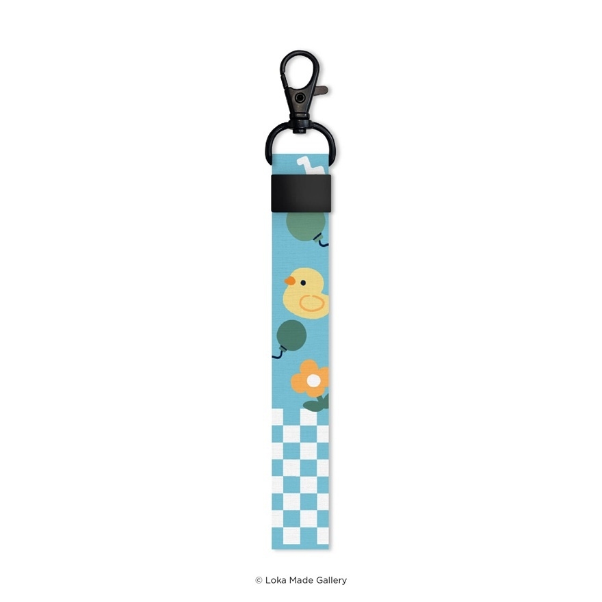 Baby Blue Sunshine Comeow Strap Short Lanyard 1s image