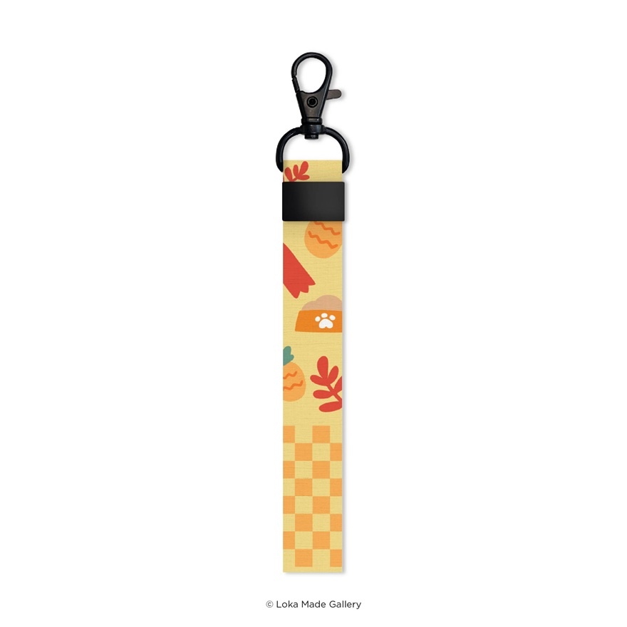 Pineapple Yellow Comeow Strap Short Lanyard 1s image