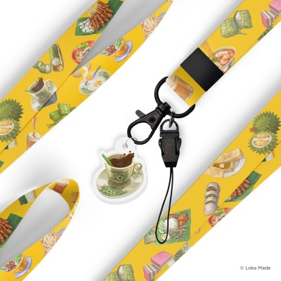 LOKA MADE Food Paradise Long Lanyard 1s image
