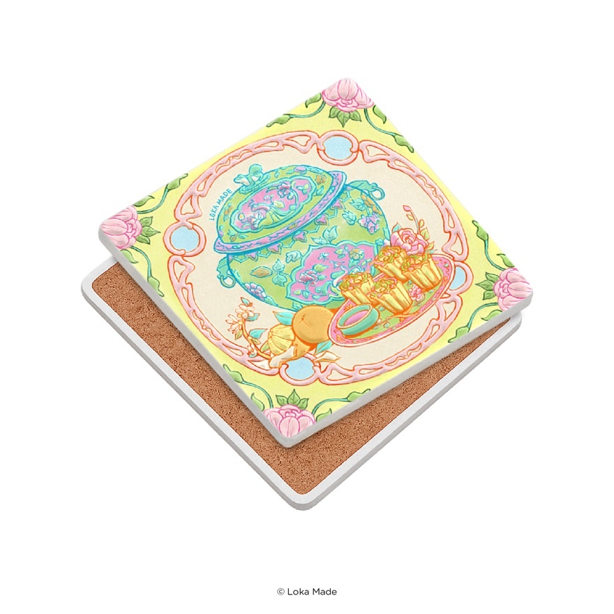 Blooming Kamcheng Mosaic Coaster 1s image