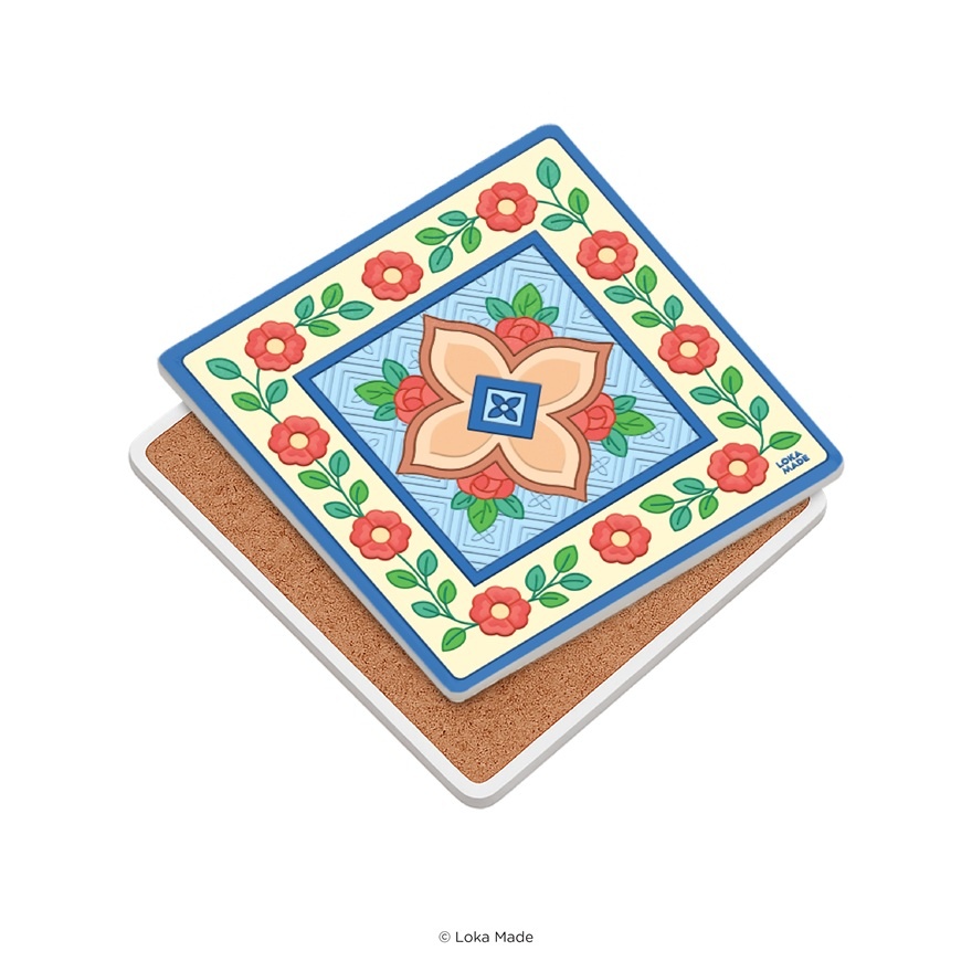 Morning Bloom Mosaic Coaster 1s image