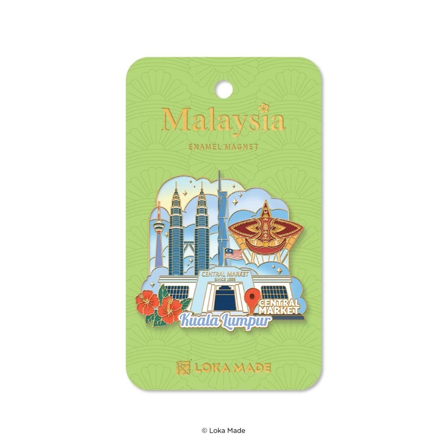 Shine Bright KL Enamel Magnet 1s image