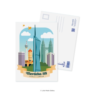LOKA MADE Merdeka 118 Postcard 1s