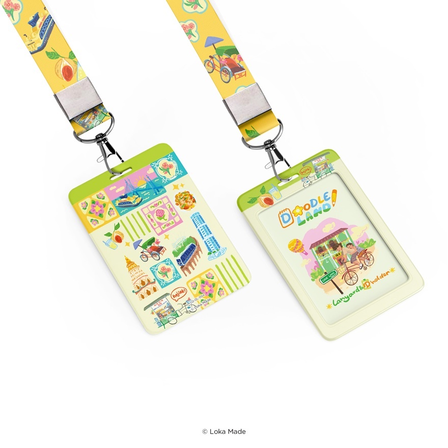 Doodle Land: Penang Bites & Sights Lanyard 1s image