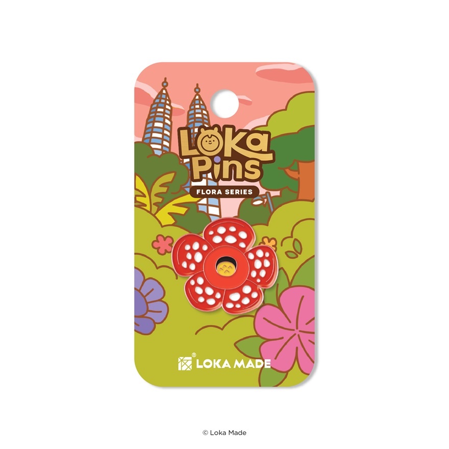 Rafflesia Enamel Pin 1s image