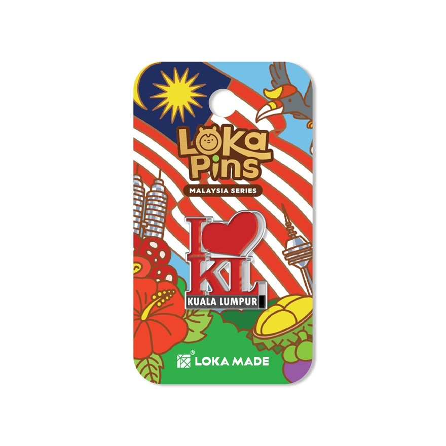 I Love KL Enamel Pin 1s image