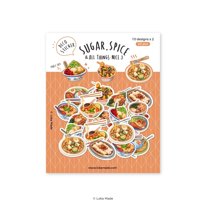 Sugar, Spice & All Things Nice 3 Stickers 20s image
