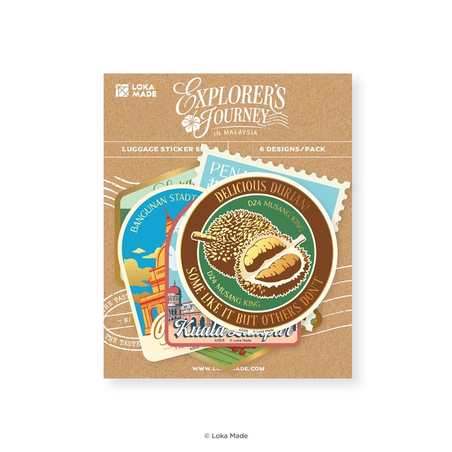 Journey Through Malaysia: Discover Luggage Sticker 6s image