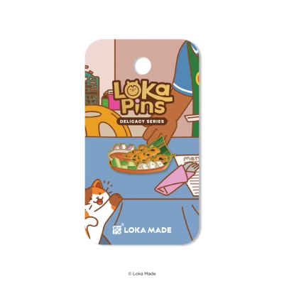 LOKA MADE Satay Enamel Pin 1s