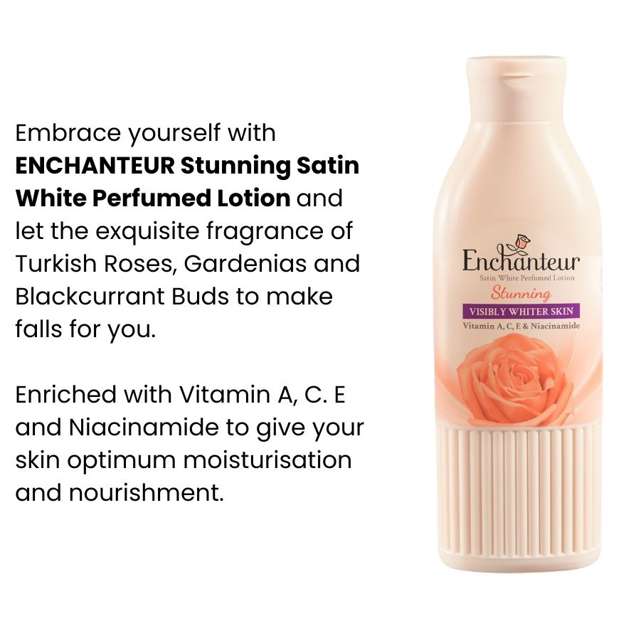 Stunning Satin White Perfumed Body Lotion 250ml image