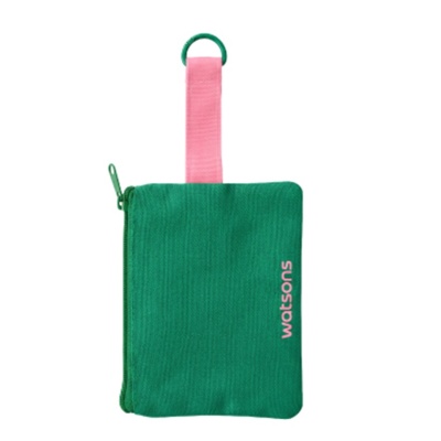 WATSONS Canvas Small Pouch Green 1s image