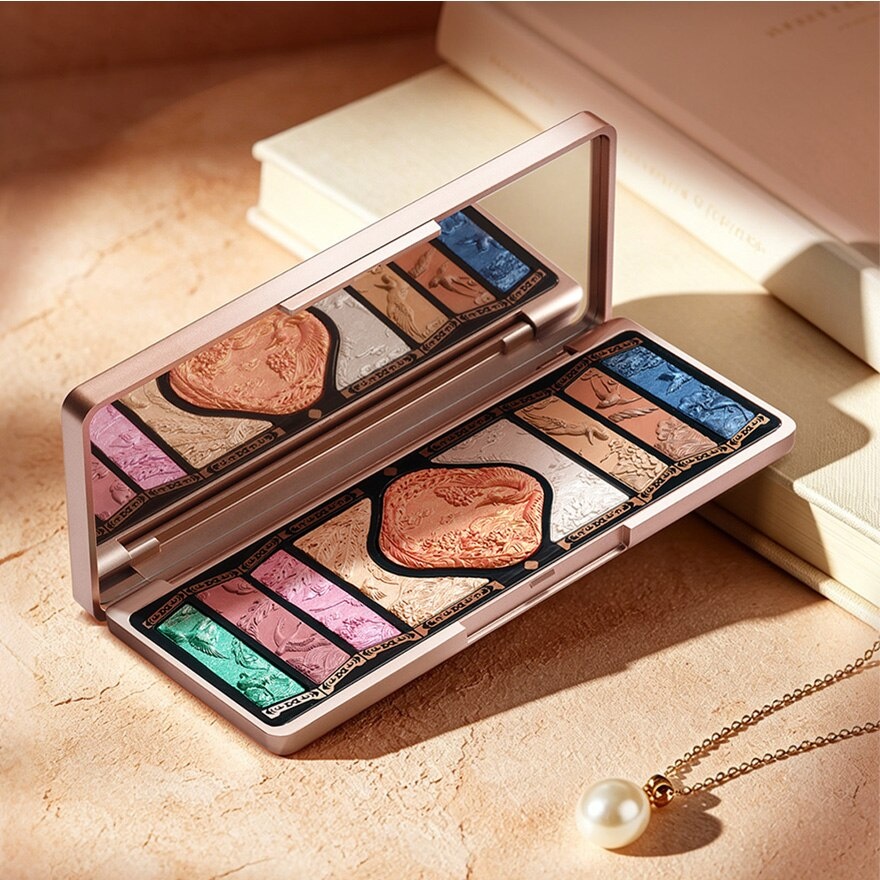 Floral Engraving Phoenix Makeup Palette H03 Soaring Sunlight image