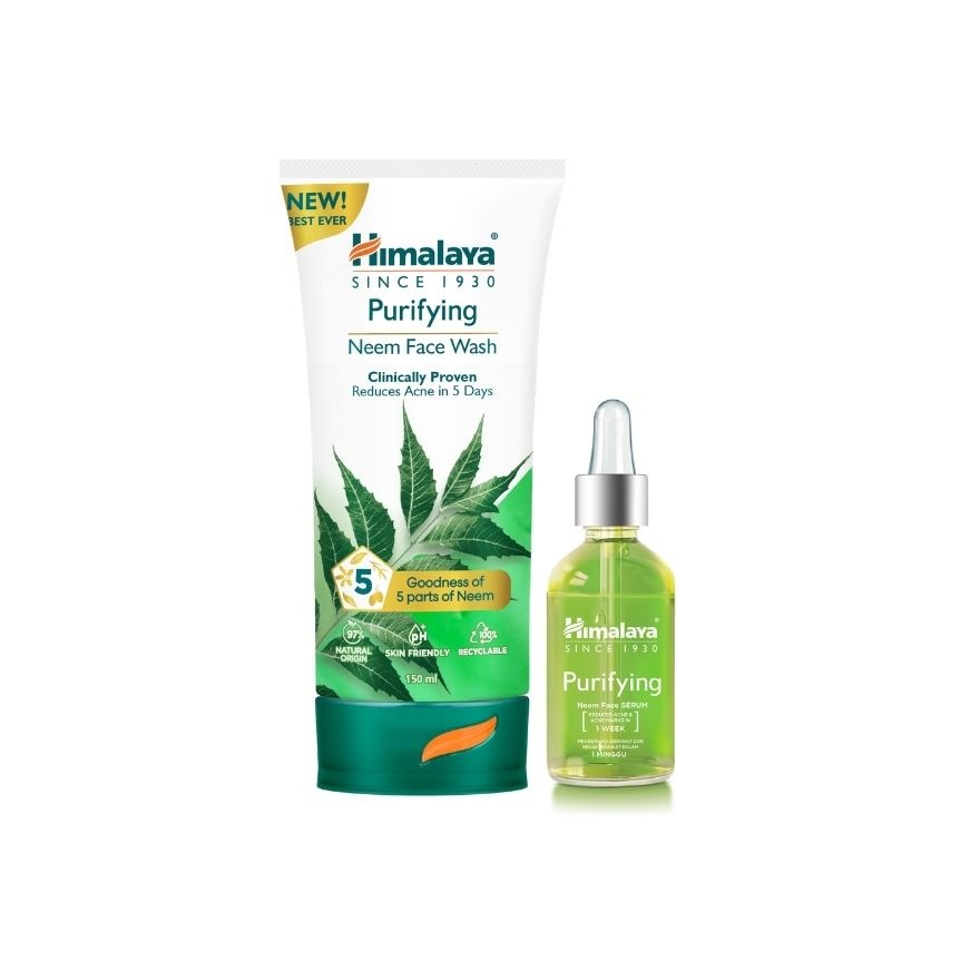 Herbals Purifying Neem Face Wash 150ml + Serum 15ml image