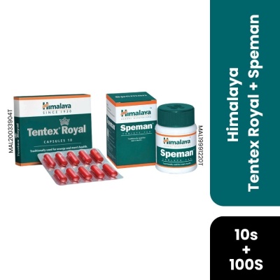 HIMALAYA Men Health Tentex Royal 10s + Speman 100s