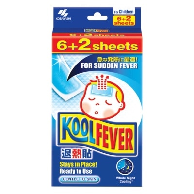 KOOLFEVER Kool Fever Cool Child 6+2 Sheets