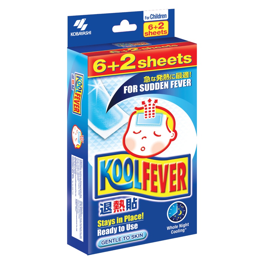 Kool Fever Cool Child 6+2 Sheets image
