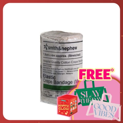 SMITH & NEPHEW Elastic Crepe Bandage (Medium Weight) 7.5cmx4m