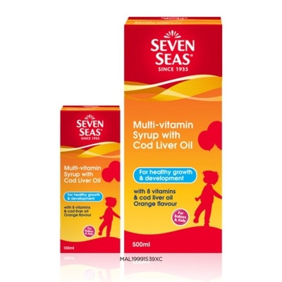 SEVEN SEAS Multivitamin Syrup 500ml + 100ml