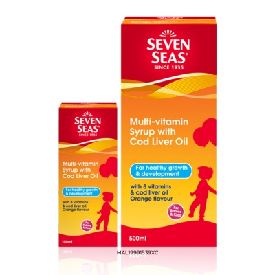 SEVEN SEAS - Multivitamin Syrup 500ml + 100ml image