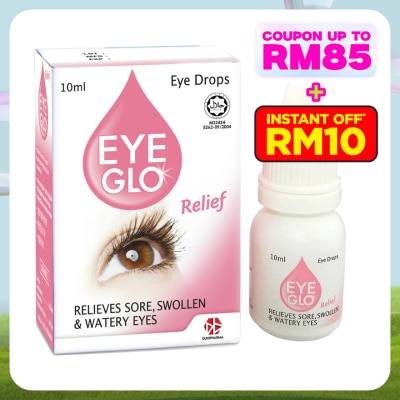 EYE GLO Relieves Sore, Swollen & Watery Eyes 10ml