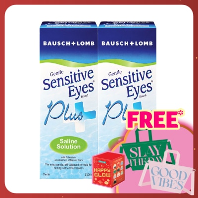 BAUSCH & LOMB Sensitive Eyes Saline Plus 2x355ml
