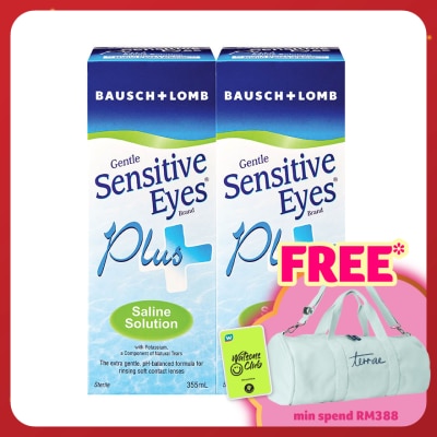 BAUSCH & LOMB Sensitive Eyes Saline Plus 2x355ml