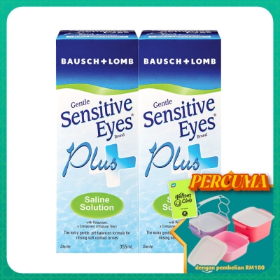 BAUSCH & LOMB - Sensitive Eyes Saline Plus 2x355ml