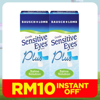 BAUSCH & LOMB Sensitive Eyes Saline Plus 2x355ml