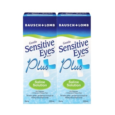 BAUSCH & LOMB Sensitive Eyes Saline Plus 2x355ml