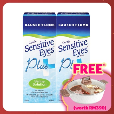 BAUSCH & LOMB Sensitive Eyes Saline Plus 2x355ml