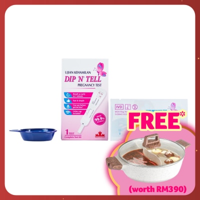 DIP N TELL Pregnancy Complete Test Kit 1's
