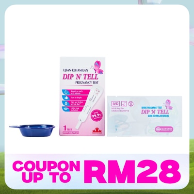 DIP N TELL Pregnancy Complete Test Kit 1's