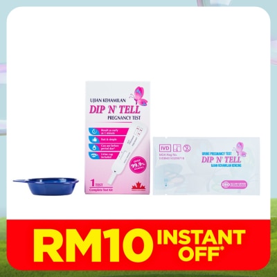 DIP N TELL Pregnancy Complete Test Kit 1's