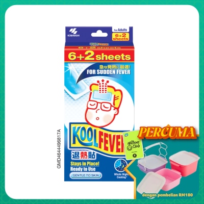 KOOLFEVER - Kool Fever Cool Adult 6+2 Sheets