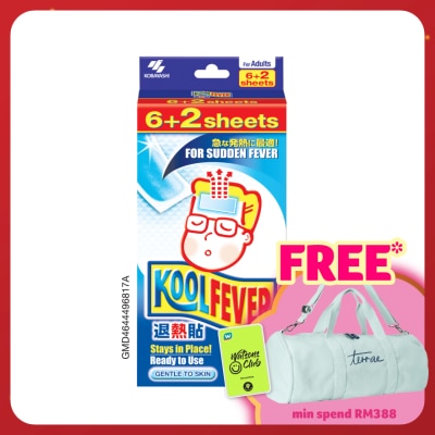 KOOLFEVER Kool Fever Cool Adult 6+2 Sheets