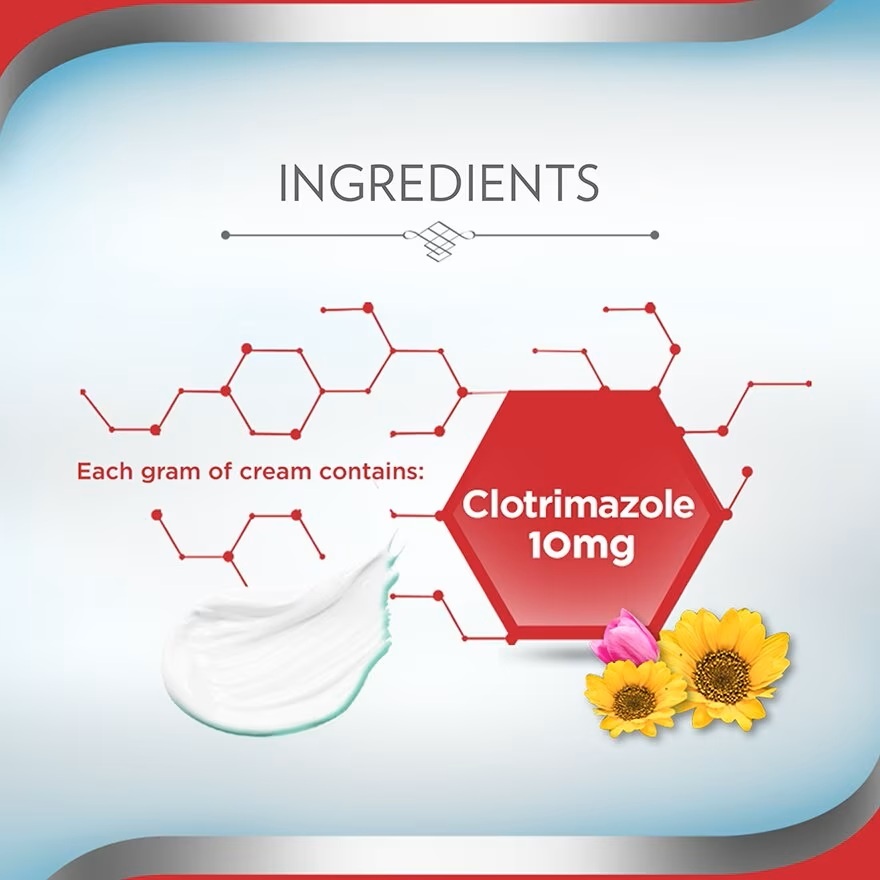 Clotrimazole Cream 1% For Antifungal 10g image