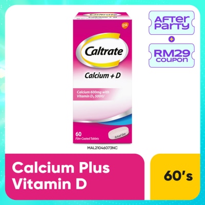 CALTRATE 600+D Calcium with Vitamin D 60s