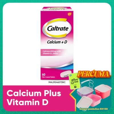 CALTRATE - 600+D Calcium with Vitamin D 60s