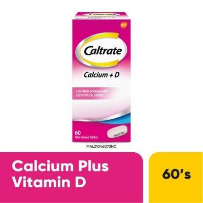 CALTRATE 600+D Calcium with Vitamin D 60s