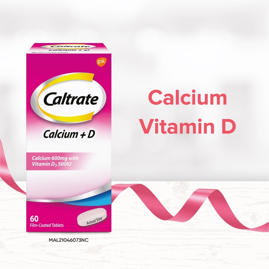 600+D Calcium with Vitamin D 60s