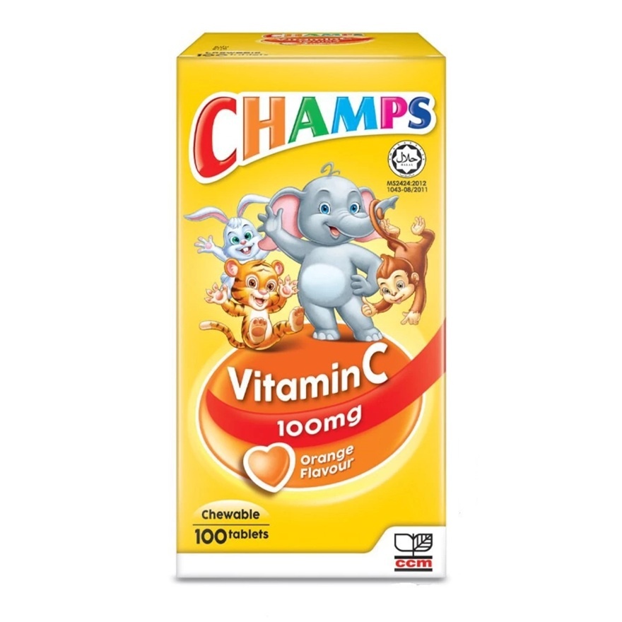 Vitamin C 100mg Orange 100's image