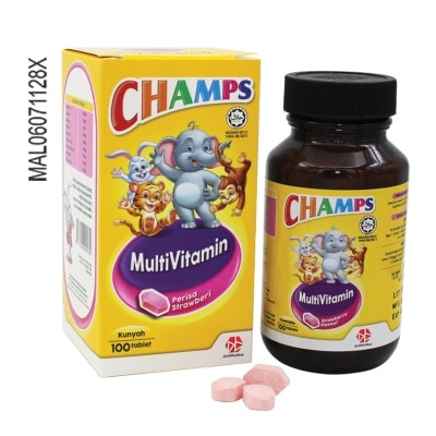 CHAMPS M Strawberry 100's (*MAL Item)