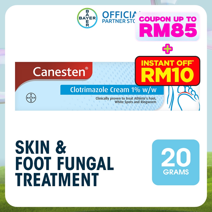 Clotrimazole Cream 1% For Antifungal 20g