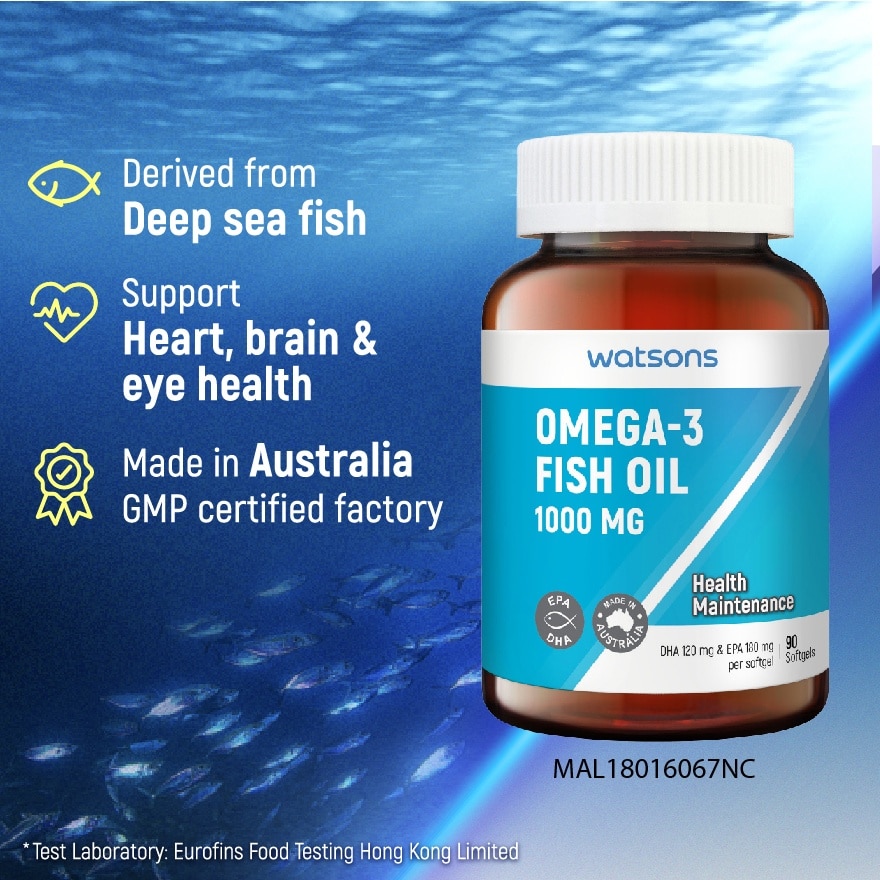 Omega 3 Fish Oil 1000mg 2 x 180's