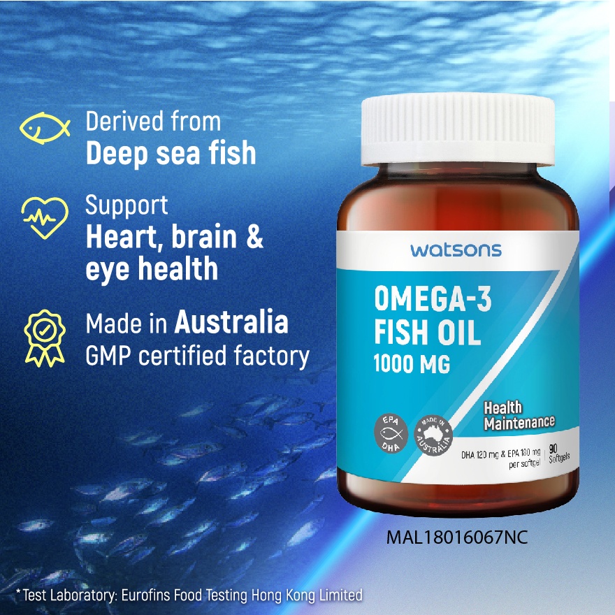 Omega 3 Fish Oil 1000mg 2 x 180's image