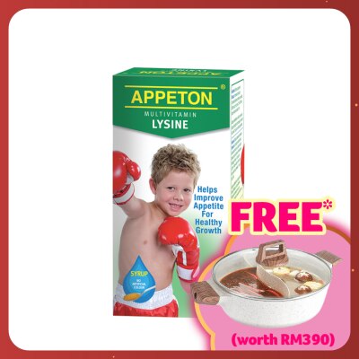 APPETON Multivitamin Lysine Syrup 120ml